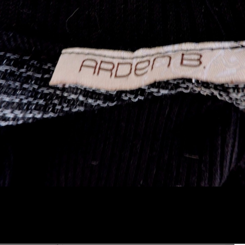 Arden B Long Sweater Black Silver Cowl Neck XS - Picture 4 of 6